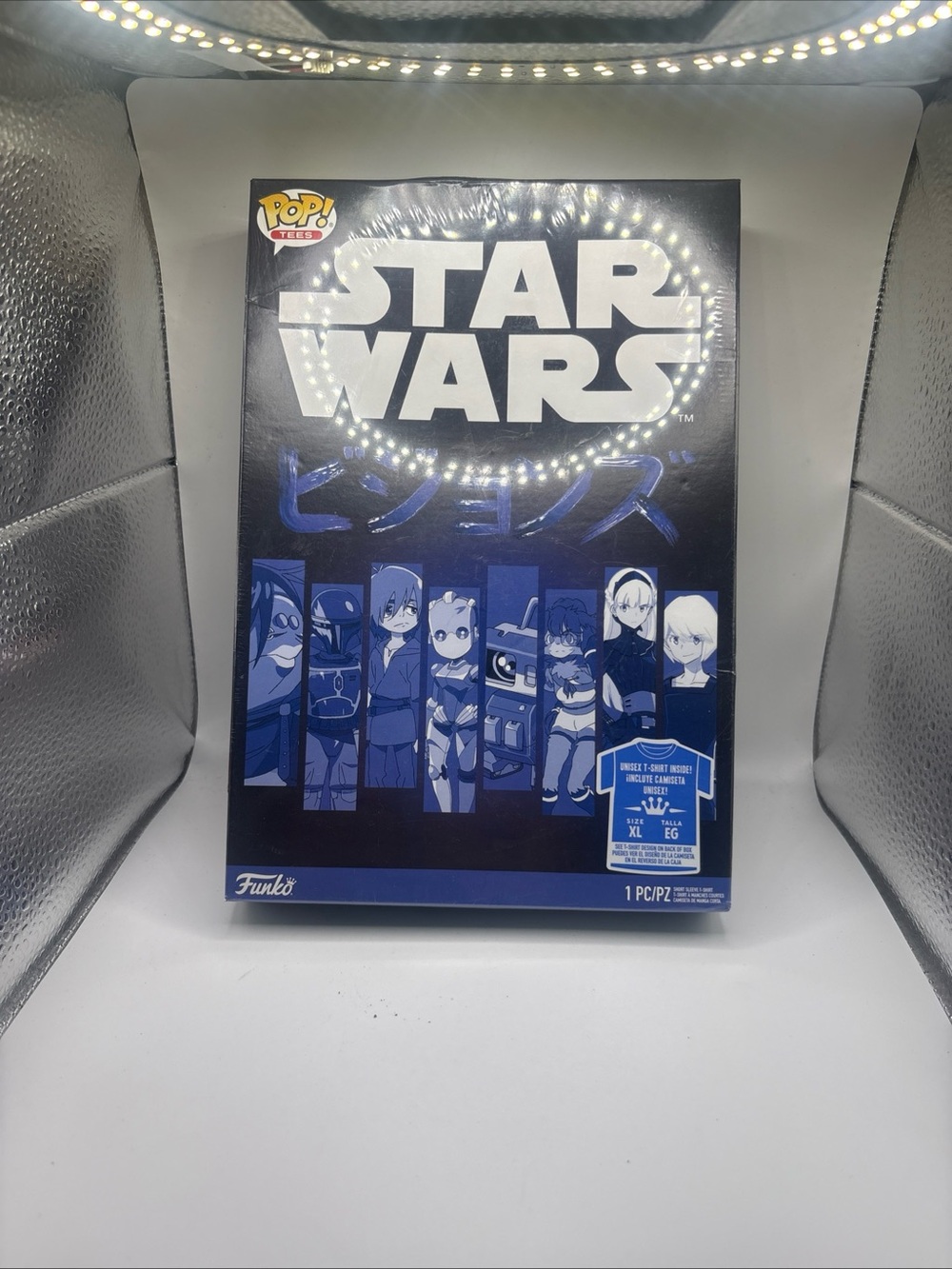 Funko Pop Tees STAR WARS T-Shirt Unisex XL Black Visions Kyoto Anime New/Sealed!